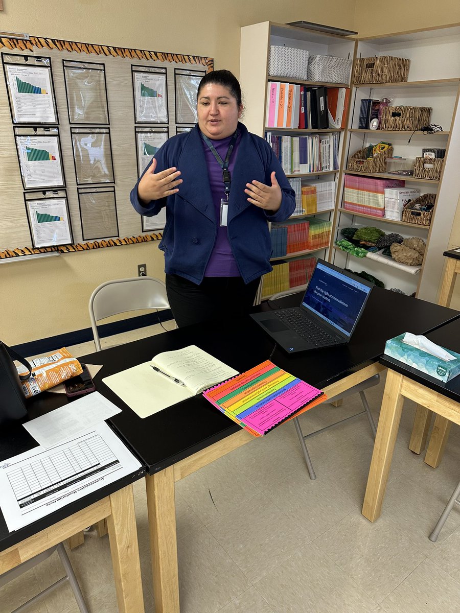 DFloresFISD's tweet photo. Accommodations and Modifications training today at FES……..Intentional planning for the success of all students #SpedForward #SpedBestOfTheBest https://t.co/iZq9Gp6Gvg