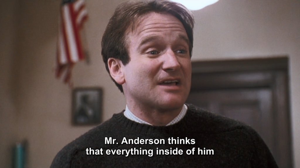 TheCinesthetic's tweet image. Dead Poets Society (1989) dir. Peter Weir