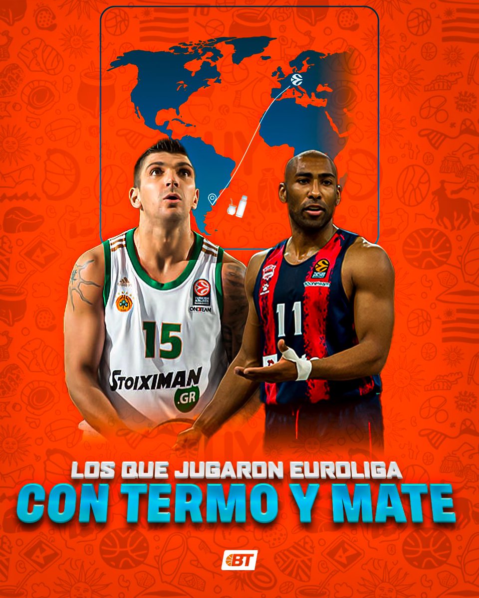 SebaChittadini's tweet photo. Cinco uruguayos jugaron la Euroliga. ¿Cuántas ediciones y partidos? ¿Qué números tuvieron? Uno solo supo ser finalista y MVP de una jornada, mientras que otros dos fueron rivales en el único enfrentamiento entre uruguayos. 

Escribí en @BasquetTotal: https://t.co/csfa9xyM3T https://t.co/BbPoebirMJ