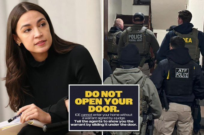 🚨 IT'S OFFICIAL: AOC WILL face charges for allegedly teaching illegal immigrants how to avoid capture by ICE! 😱

Do you support these charges?

YES or NO?