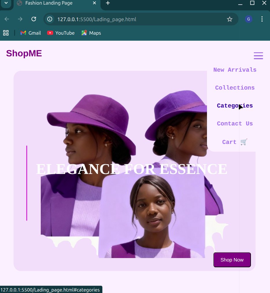 Gwacie11_11's tweet image. Day 3: Landing page for a fashion website.

Image used in today&apos;s coding was AI Generated. 
See image on the last slide.

#15DaysFrontendDevChallenge

#CodeChallenge
#FrontEndChallenge
#WebDevChallenge
#BuildInPublic
#WebDev
#NaijaDevs
#SteinAcademy