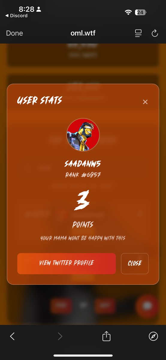 Update on <a href="/__O_M_L__/">OML</a> 

Only 1 day left to submit your applications!

There will be 4 tiers:
1: Slum Lords
2: Deed Chads
3: Cubicle Rats
4: Homeless Maxis

You can climb up the leaderboard for 5 more days, Me &amp; mama aren’t happy about current rank but we’ll 🔝😂 #OML #lettertomama