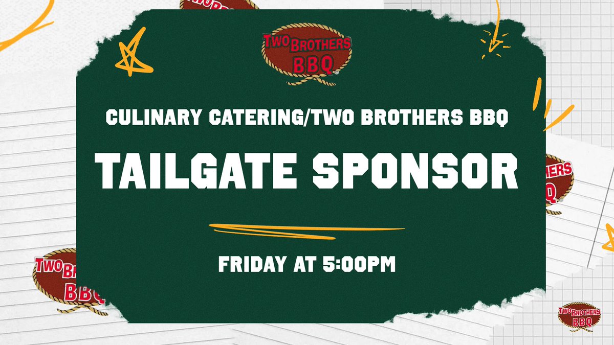See you this Friday for our Homecoming Game vs Wichita South!  And thank you our tailgate sponsor Culinary Catering/Two Brothers BBQ.  Two Brothers BBQ is also the home of the Bishop Carroll Coaches Radio Show on Tuesdays from 6-7pm.  #EaglesICT