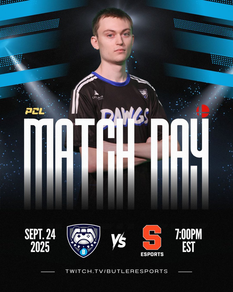 ButlerEsports's tweet photo. It's a busy game day! ๐ฅ
๐ฅ #ButlerSSBU vs @Cuse_Esports | 7 PM on https://t.co/4nlvCOgVHI
๐น๏ธ #ButlerJVSSBU vs @wctcesports JV | 8 PM on https://t.co/l4csvS1Q1s
๐ฆ #ButlerOW vs @bartonesports | 7 PM on https://t.co/4aTCNLOIdV
Tune in & catch the action! ๐ถ
#ButlerEsports https://t.co/nJpEVwSjR6