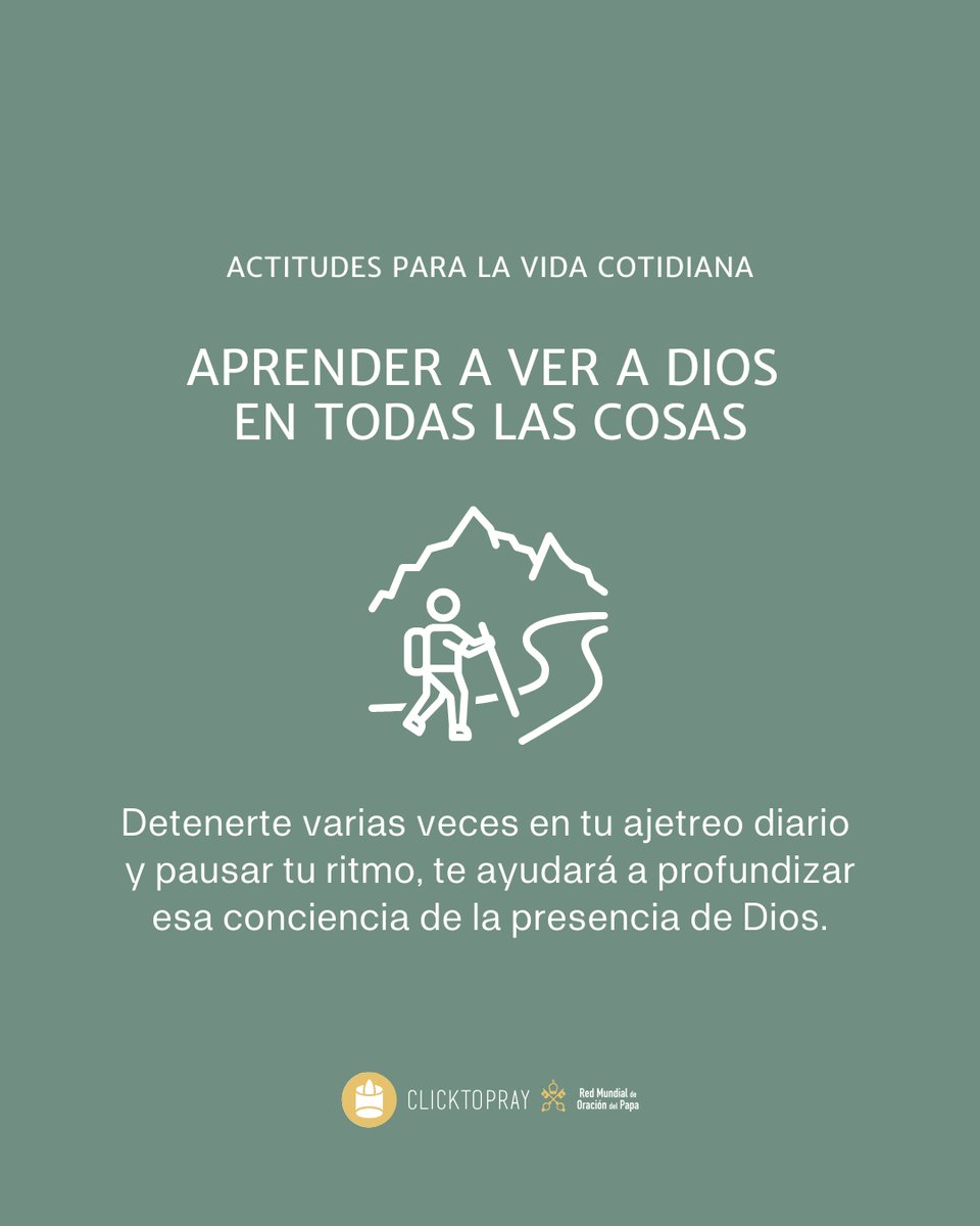 👉Agrega las actitudes para la vida cotidiana a tu agenda de oración 🔗clicktopray.org/monthly 

#ElVideoDelPapa #ClickToPray 
<a href="/vaticanIHD_ES/">Desarrollo Humano Integral</a>