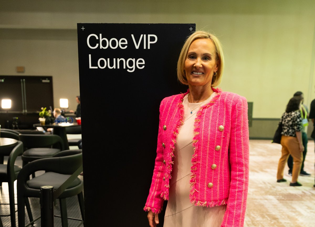 Cboe's tweet photo. Retail traders are shaping the future of finance—and Cboe is building for it. Read Cathy Clay's reflections on @RobinhoodApp's #HOODSummit '25, including how Cboe empowers everyday traders with education, access and innovative products: https://t.co/Mrg9FFVwOH
#CboeAtHOODSummit https://t.co/g5xg6gTCq2