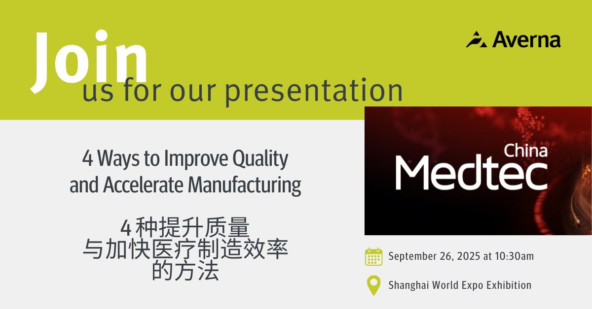 avernatech's tweet image. We’re thrilled to be able to showcase our medical test solutions at Medtec China. Don&apos;t miss Alston Wu&apos;s presentation in Hall 1 at the Shanghai World Expo Exhibition Center on September 26th at 10:30am CST on improving medical manufacturing! #medtech #testengineering