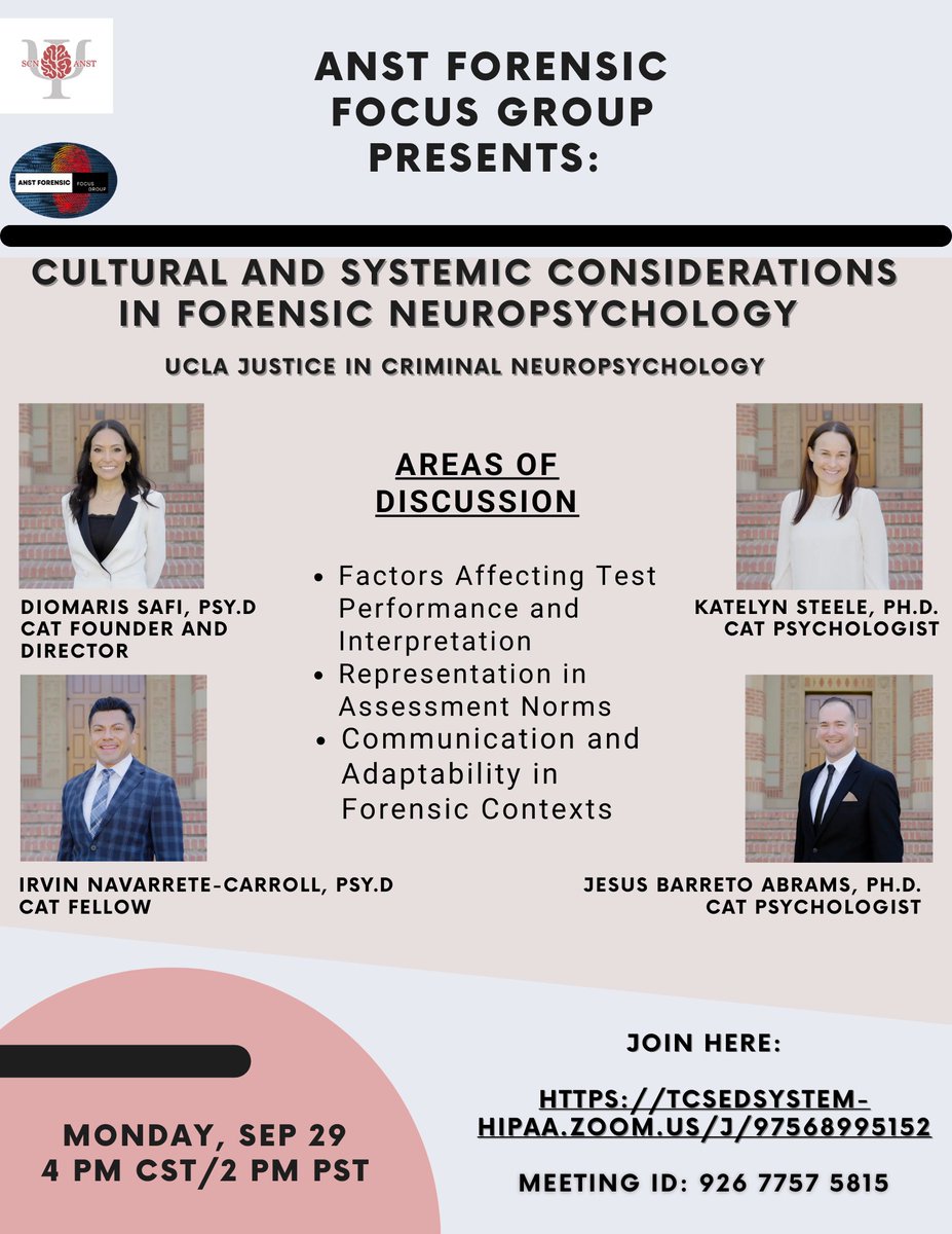 ANST Forensic Focus Group tweet media