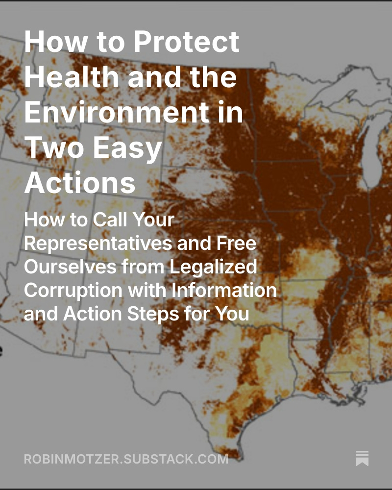 RobinMotzer's tweet image. How to Protect Health and the Environment in Two Easy Actions, by @RobinMotzer open.substack.com/pub/robinmotze…