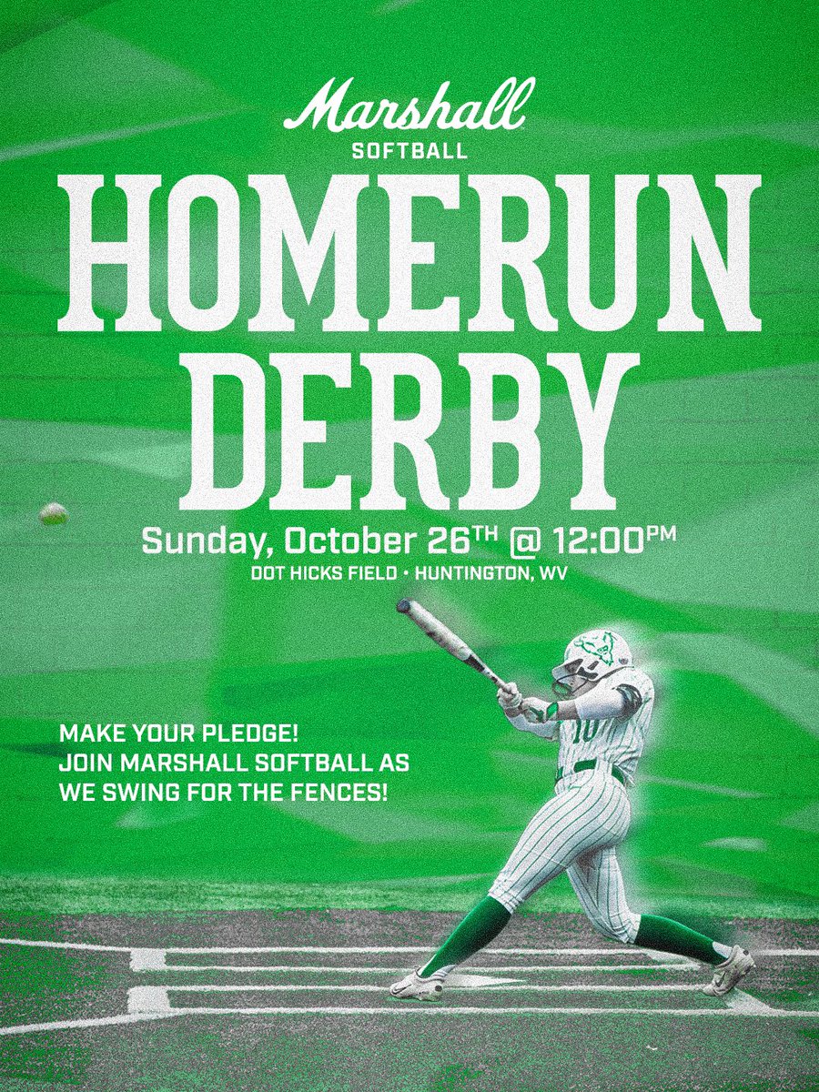 𝐇𝐨𝐦𝐞 𝐑𝐮𝐧 𝐃𝐞𝐫𝐛𝐲! 💥 

Make a pledge and come support us at The Dot this fall! 

🥎: bit.ly/MUSBHRDerby25