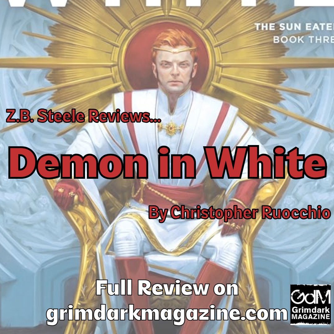 One of--if not *the*--best sci-fi books I've ever read. 

Demon in White is epic in every sense of the word. Grand, ambitious, and pulse-pounding, this book is Ruocchio putting everyone on notice.

Full review on <a href="/Grimdark_Mag/">Grimdark Magazine</a> 
⬇️🔽⬇️