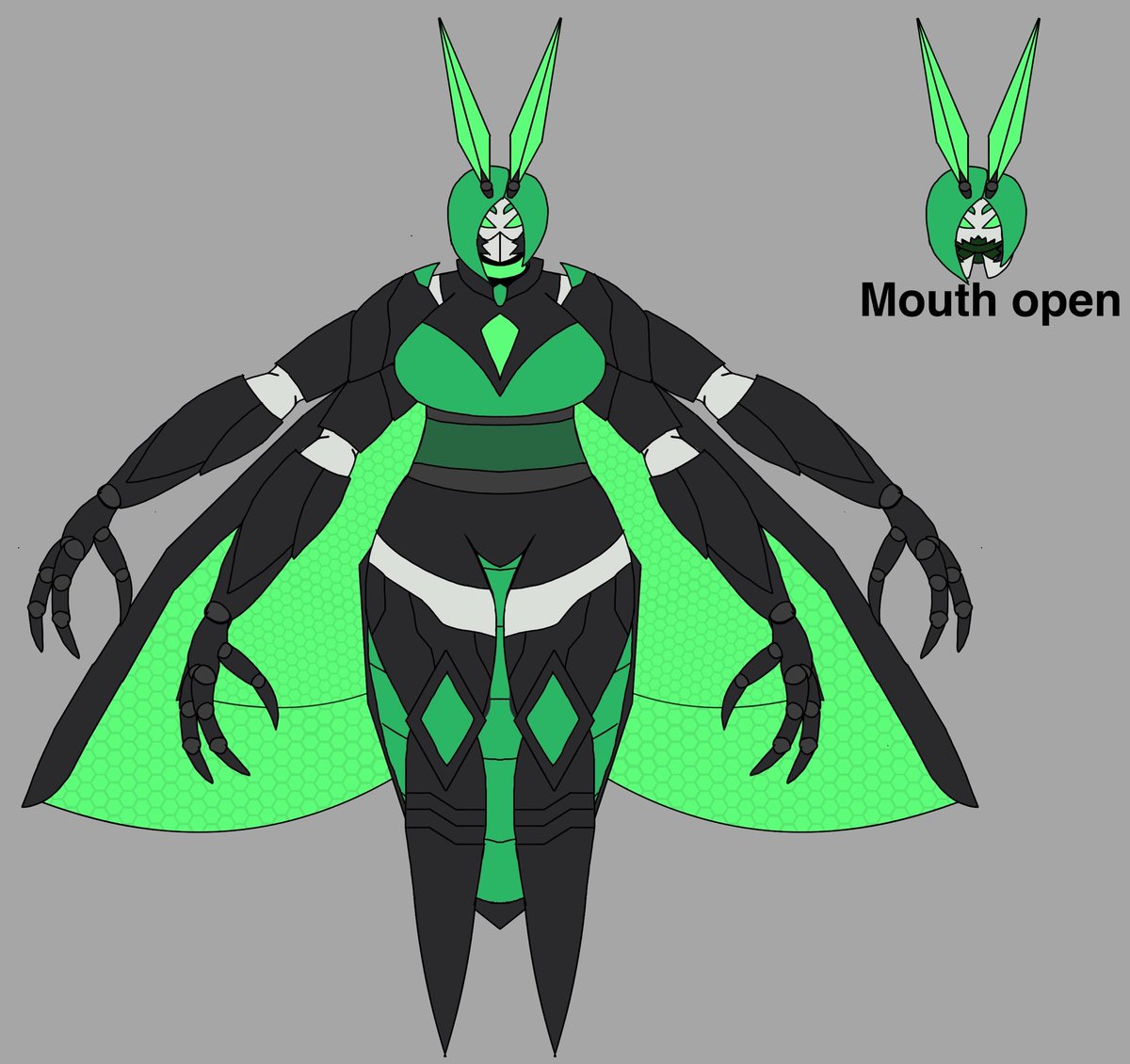 Lukemus_Prime's tweet image. Design I did for fun
Basically, what if I decided to make my moth character more monsterish resulted to this
Share it to my friends they liked it so they decided to share publicly 

#art #mothoc #thicc #Biomechanical