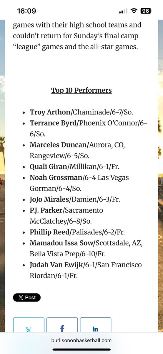 National love for <a href="/Marceles23/">Marceles Duncan</a> from the great <a href="/FrankieBur/">Frank Burlison</a> Next up is USA minicamp in October. Stay tenacious in your pursuit of greatness, Cel.  The work never stops. <a href="/ncalpremierball/">Jerina</a>