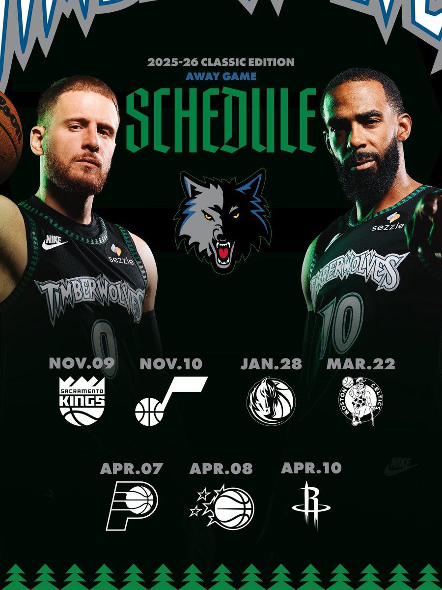 Timberwolves's tweet image. mark your calendars 🗓️