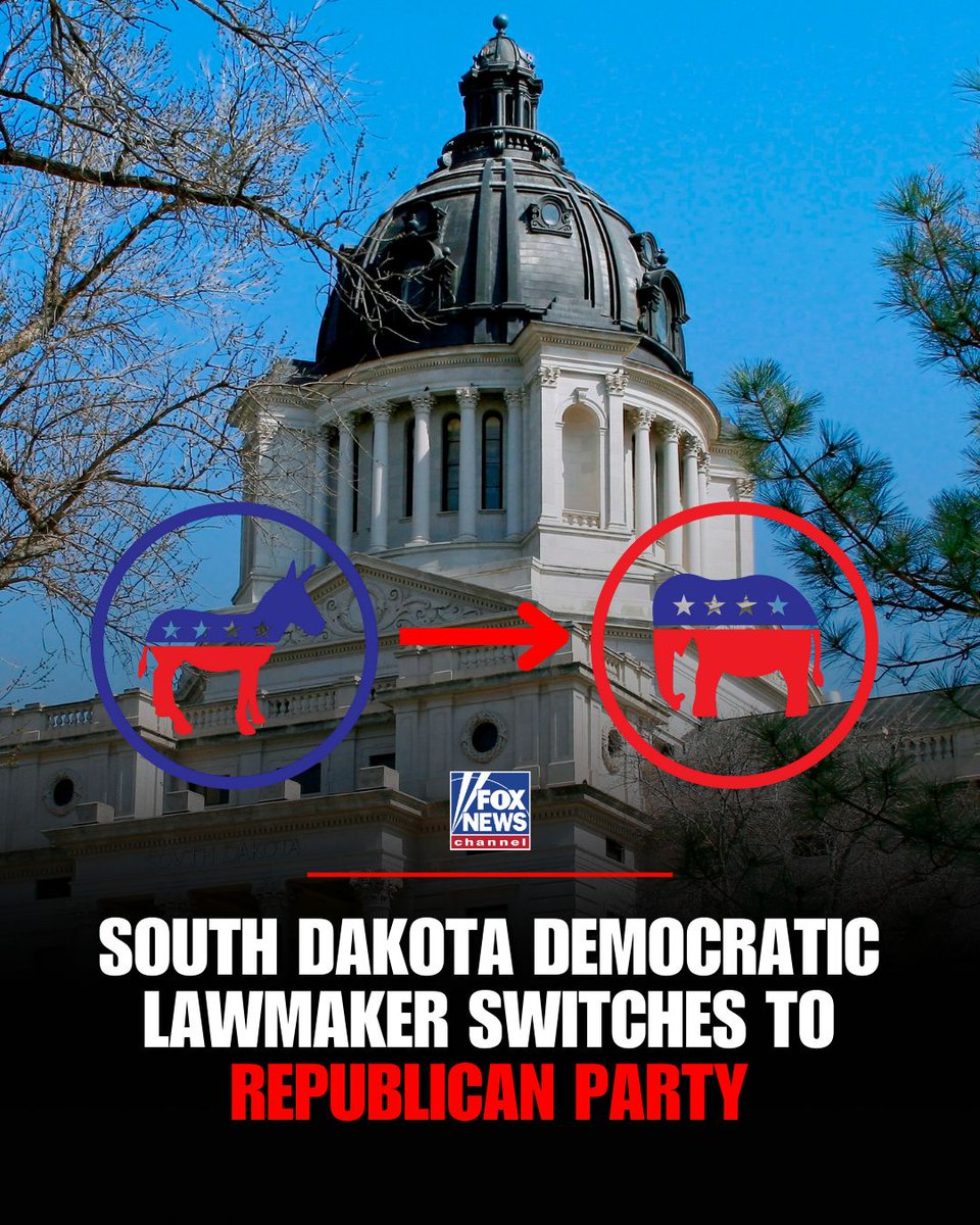 CROSSING THE AISLE: South Dakota state Rep. Peri Pourier formally changed her voter registration from Democrat to Republican.

"The core tenets of the Republican Party—decentralized government, self-determination, economic prosperity, lower energy costs, and strong public