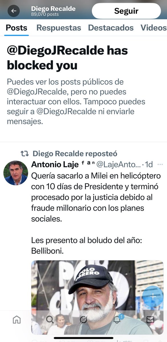 Federico Irazabal (@fede_irazabal) on Twitter photo El Vocero d la Libertad de la <a href="/fundfaro/">Fundación Faro Argentina</a> y autopercibido cineasta <a href="/DiegoJRecalde/">Diego Recalde</a> me bloqueó porque le dije que Mingo y Aníbal Contra Los Fantasmas, al lado de su nueva película parecía Buñuel o Bergman. Curiosa idea de libertad manejan estos libertarios. Igual, voy a poder dormir. El Vocero d la Libertad de la <a href="/fundfaro/">Fundación Faro Argentina</a> y autopercibido cineasta <a href="/DiegoJRecalde/">Diego Recalde</a> me bloqueó porque le dije que Mingo y Aníbal Contra Los Fantasmas, al lado de su nueva película parecía Buñuel o Bergman. Curiosa idea de libertad manejan estos libertarios. Igual, voy a poder dormir.
