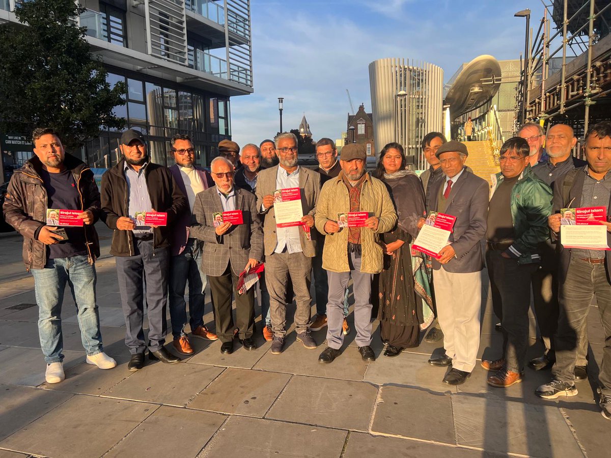 amina_ali79's tweet image. To build a stronger and fairer Tower Hamlets, today we joined Lansbury Labour team to support Cllr Sirajul Islam, our Mayoral candidate, committed to delivering real change for working people, investing in local services, and standing up for our communities.
