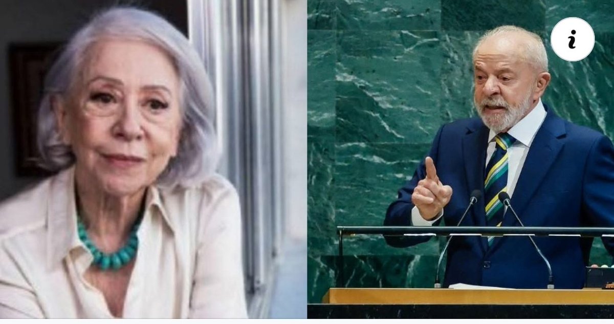 "Presidente Lula, o senhor dignificou, o senhor honrou o nosso Brasil ao pronunciar seu extraordinário discurso na abertura da Assembleia Geral da ONU. Como brasileira, agradeço", declarou Fernanda Montenegro.