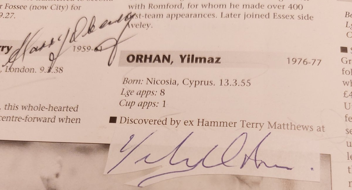 Number 317 in hard back edition of Who's Who of West Ham United