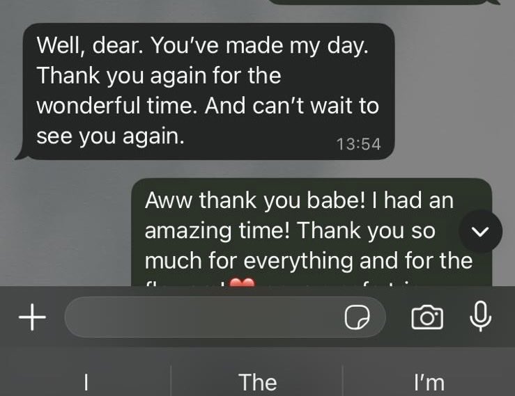 nancyblakes73's tweet photo. Message like this make my heart melt remind me why I love what I do .thanks for all true gentlemen for make my life feel like a dream 🥰✨ https://t.co/DObguGDqlF