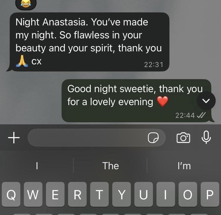 nancyblakes73's tweet photo. Message like this make my heart melt remind me why I love what I do .thanks for all true gentlemen for make my life feel like a dream 🥰✨ https://t.co/DObguGDqlF