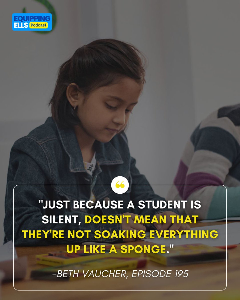 💡 First Few Months of School = A Fresh Start!
Avoid these 6 mistakes teachers make with ELLs + build a stronger classroom this year.

🎧 New episode of Equipping ELLs podcast out now on Youtube or wherever you listen to podcasts!

esl mll multilingual bilingual education teacher