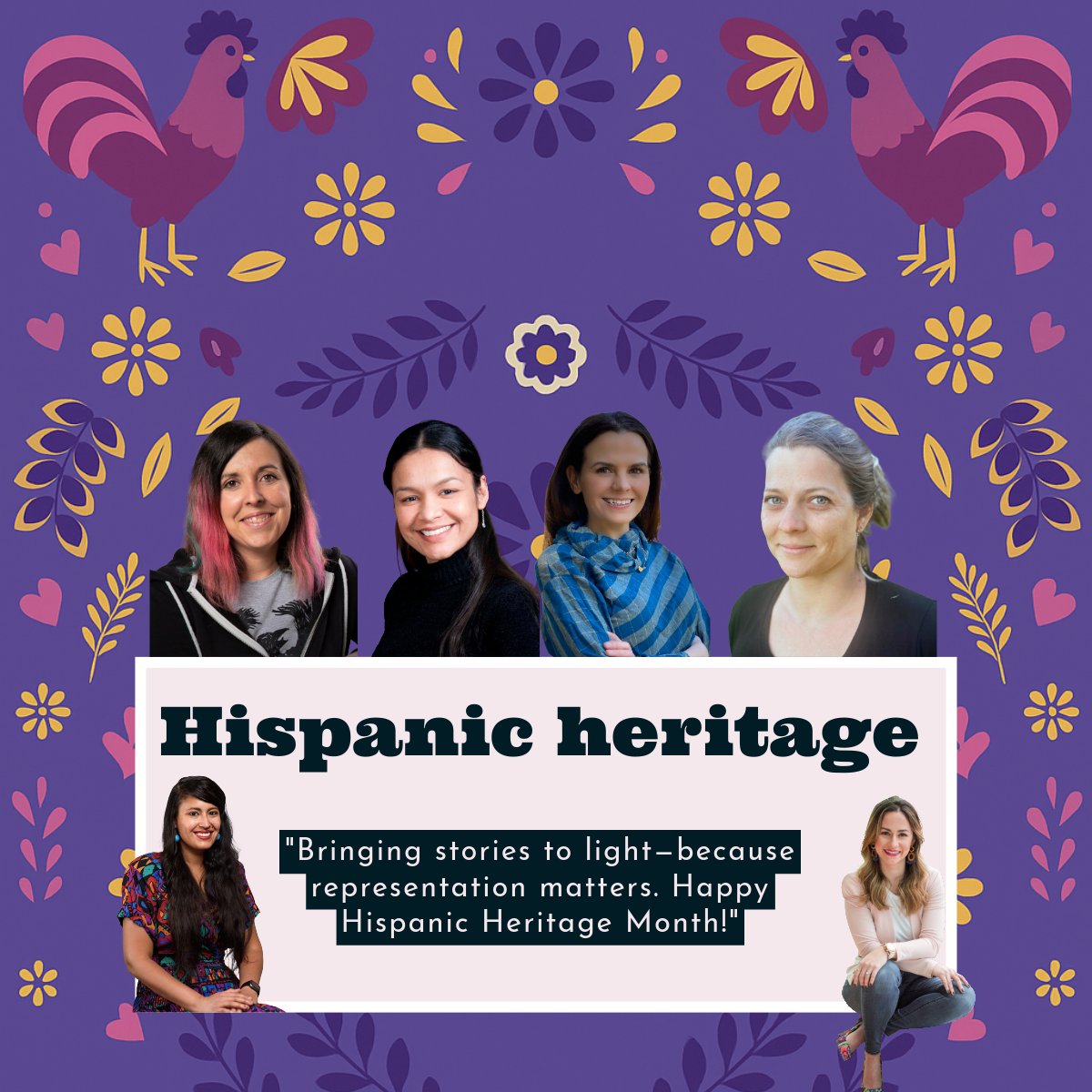 Dando luz a las historias—porque la representación sí importa. ¡Feliz Mes de la Herencia Hispana! 🎉✨
Celebramos la diversidad, la resiliencia y el poder de las voces hispanas que inspiran a nuevas generaciones.  celeebramos historias que construyen puentes, rompen barreras!
