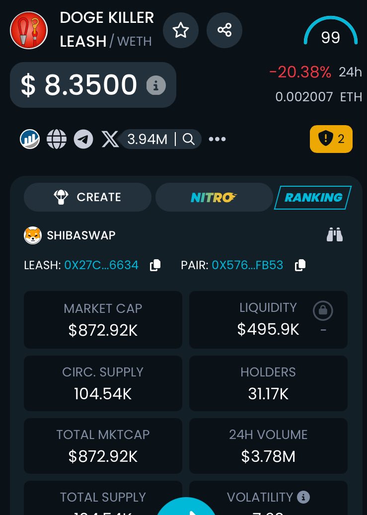 #Leash Will Be At $0.00 On My Birthday In October &amp; Anyone Telling You To Buy The Dip….. You Should Follow Some New Accounts! 

This Isn’t Fud, This Is Facts! Never Listen To Mods, They Are Mods For A Reason!