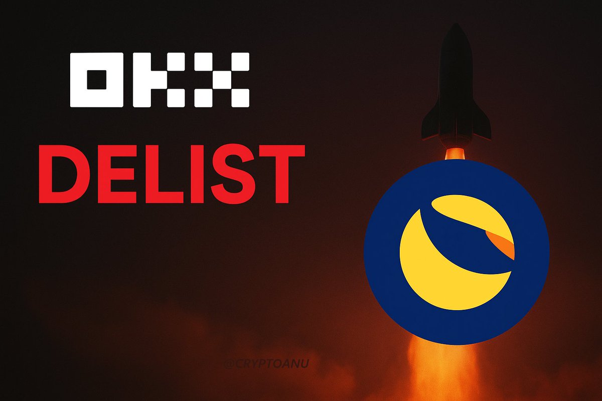 🚨 1/ #OKX DELISTS $LUNC &amp; $USTC 🚨

Many read this as bearish. But history shows: small exchange delistings often PRECEDE major rebounds.  

Here’s why this move could be BULLISH for #TerraClassic 

#Lunc x #CoinExCreators x #CoinEx

👇🧵