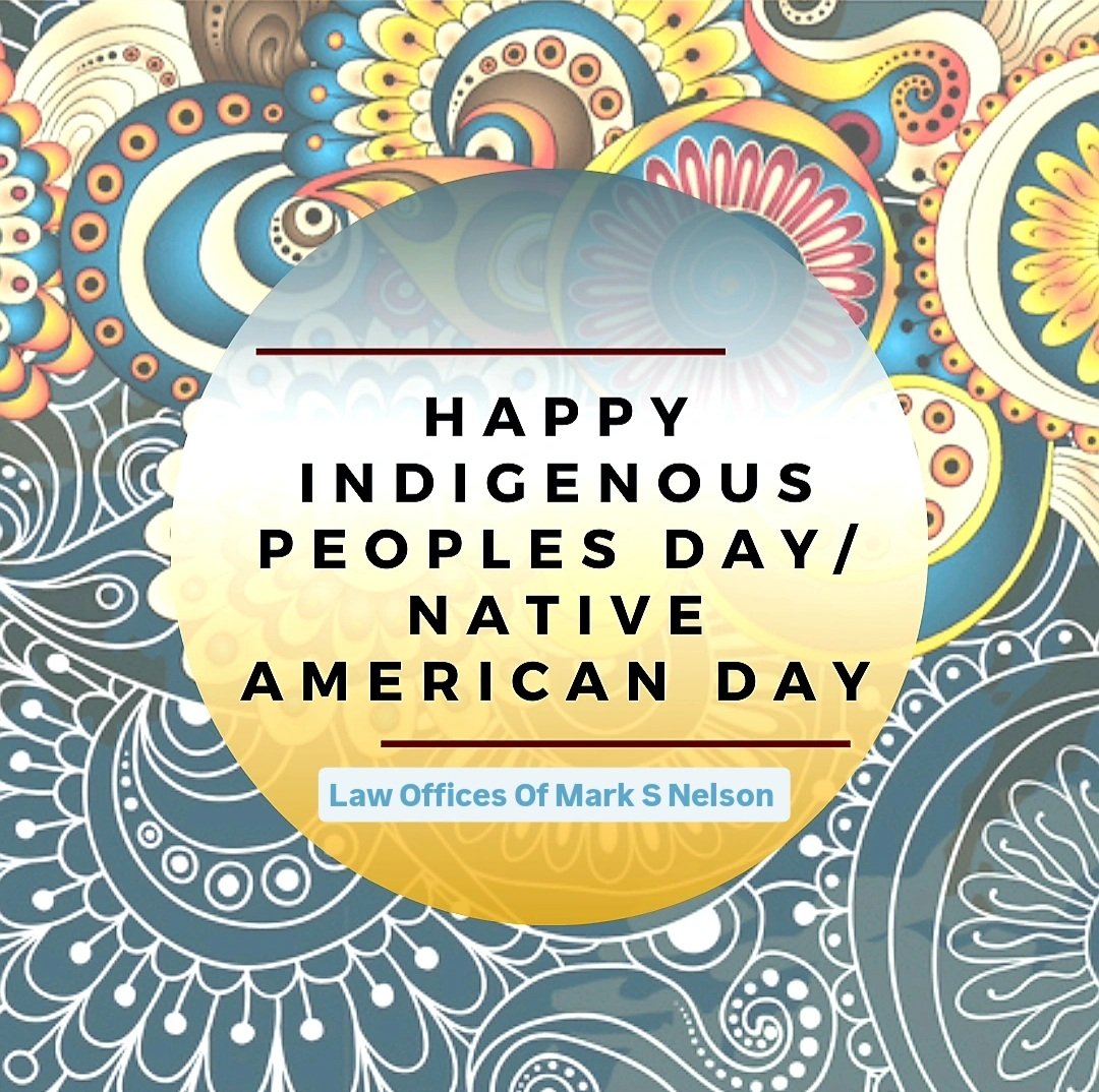 This Friday Our Offices will be closed in observance of Native American Day 2025. 1(209)529-0995 visit our website/Google ---> marksnelson.com Free Consultation #nativeamerican #Day #freeconsultation #personalinjury #Attorney #personalinjurylawyer #lawyer #centralvalley