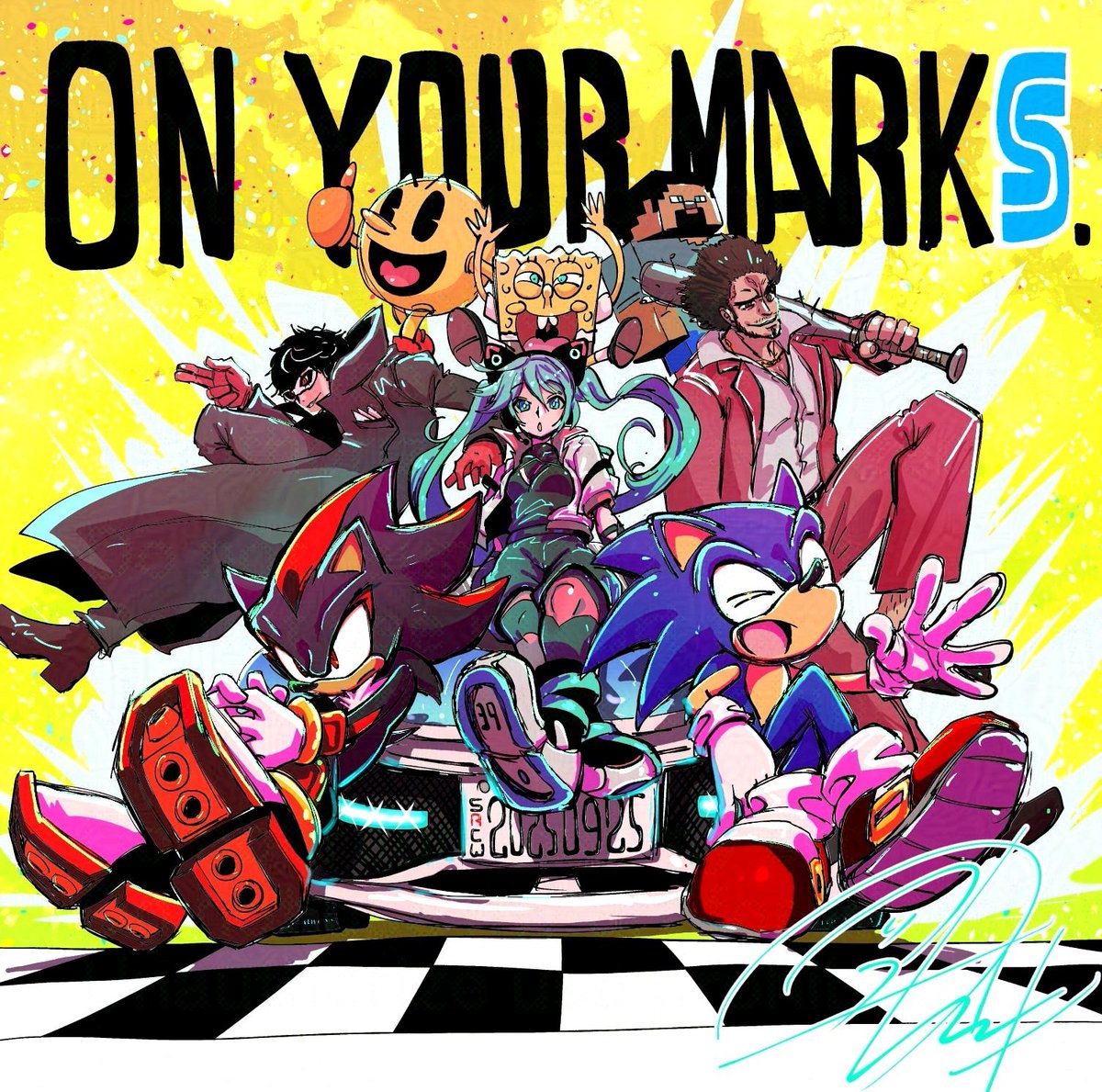 New artwork by Yūki Imada for the Sonic Racing: CrossWorlds collaborations has been revealed! 🎨

#SonicNews | #SonicRacingCrossWorlds