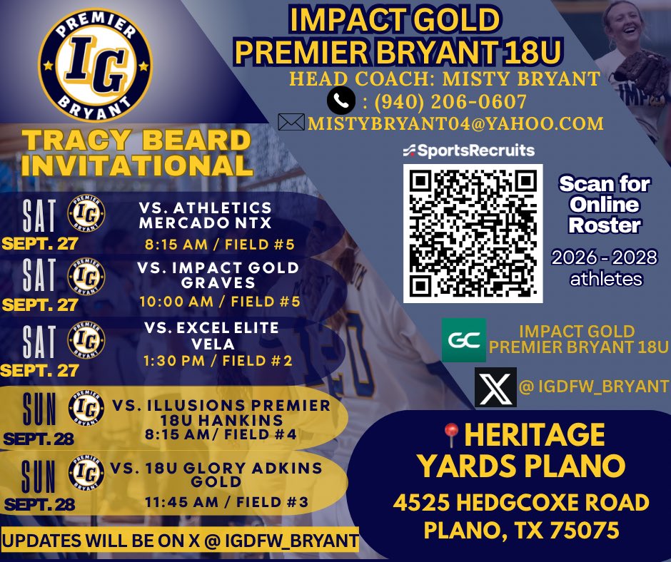 18u Impact Gold Premier Bryant tweet media