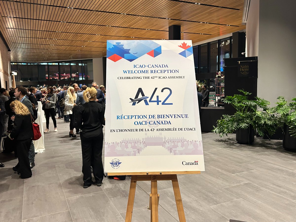 COPA was pleased to attend the ICAO Canada reception for the 42nd @ICAO General Assembly. We connected with industry partners and met the new Minister of Transport Steven MacKinnon.

We look forward to continuing our discussions on key issues impacting General Aviation in Canada.