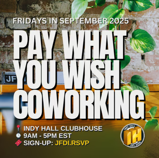 BarCampPhilly's tweet photo. 🔔Big time sensitive announcement! 

On Friday, September 26th, we're joining our Third Space Partner @indyhall for a BarCamp Philly coworking day! 

Join us and learn more about BarCamp Philly and Indy Hall! https://t.co/XmFaA5zIFr

#BarCampPhilly25 #BarCampPhilly #IndyHall https://t.co/iAjw1ImqN6