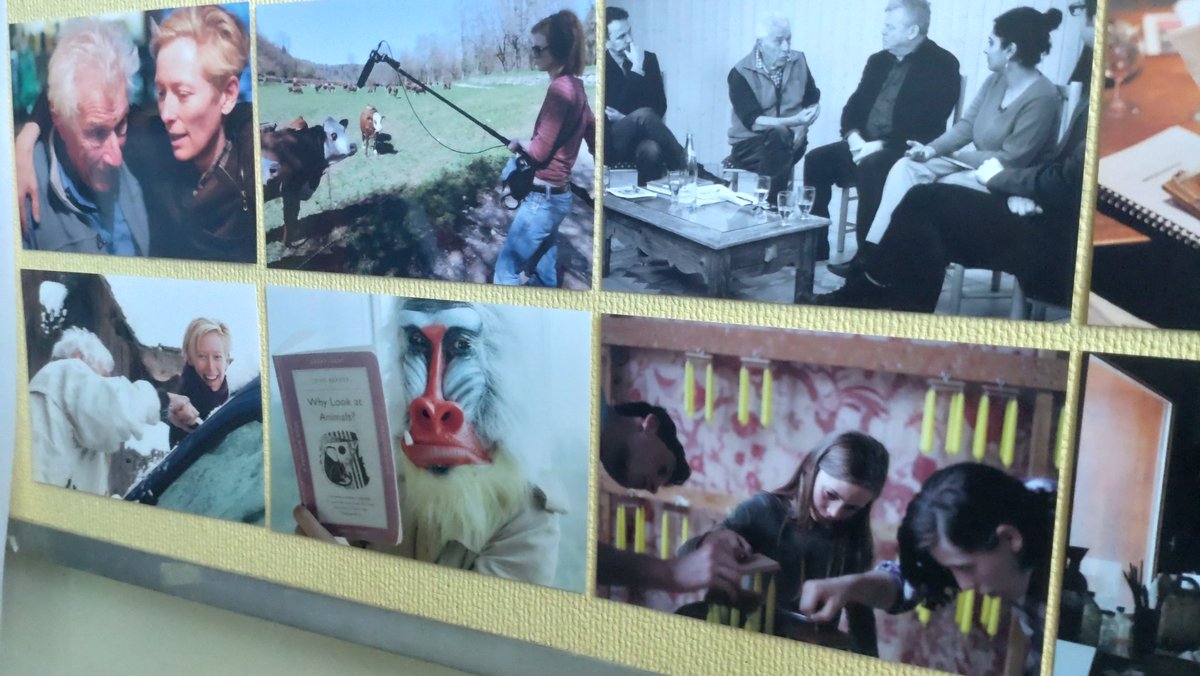 デレク・ジャーマン・ラボとティルダ・スウィントンが共同制作した『ジョン・バージャーと4つの季節』上映6日目です🪺
本作品は4つの章から構成されていますが、最終パートは『収穫』と題され、次世代と次々世代が織りなす風景にバージャー氏の思いの形を見ます。通念に近い原点に‘還る’感覚です🍃