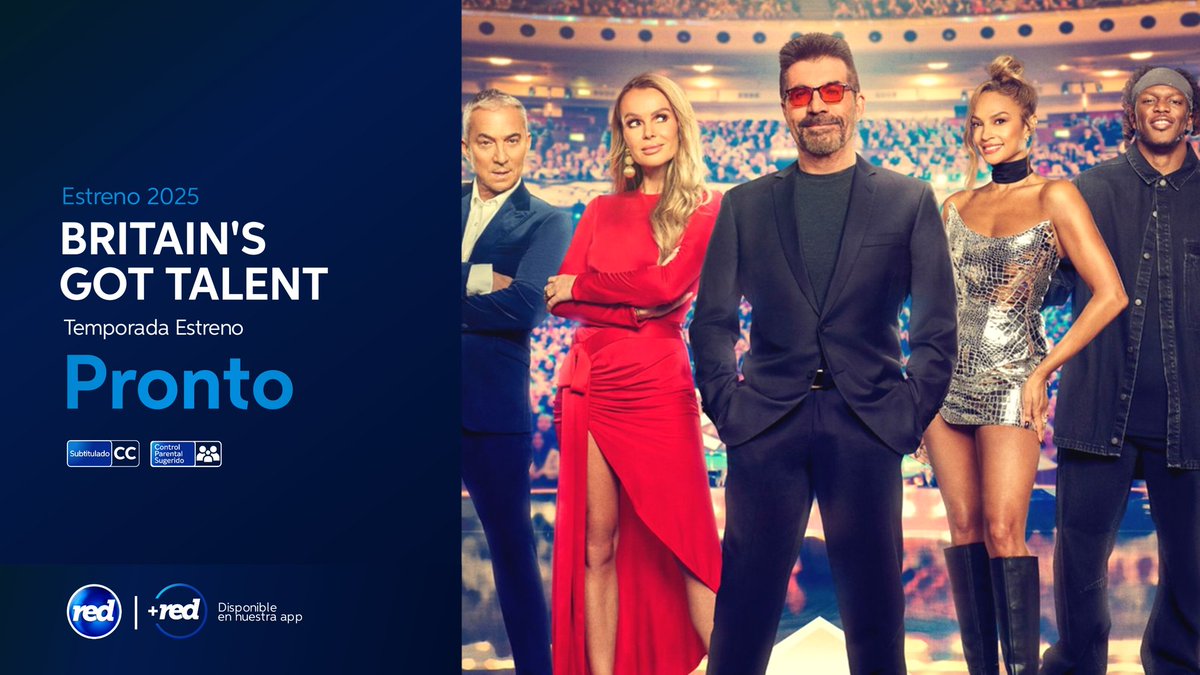 redtv1uy's tweet image. ⭐️⭐️🎉 El concurso de talentos más famoso del mundo vuelve a @redtv1uy 
#BGT Britain's got talent 2025
Temporada Estreno!!!
Muy pronto!
Por @redtv1uy ,#Sat1 y #RedPLUS