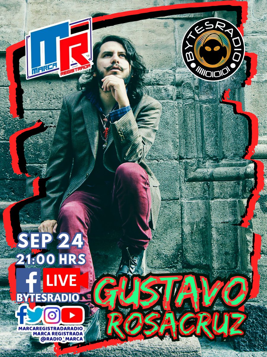 Miércoles de #MarcaRegistradaRadio nos acompañan #gustavorosacruz  &amp; <a href="/FerLoJazzfusion/">Fernando López | TrovaMundoS y Etnomusicología</a> para contarnos de la presentación del álbum #PalestinaLibre en el que participan más de 40 artistas. Nos vemos a través de la señal de <a href="/bytesradiomex/">BYTESRADIO</a> en #FacebookLive  punto de las 21:00 hrs.