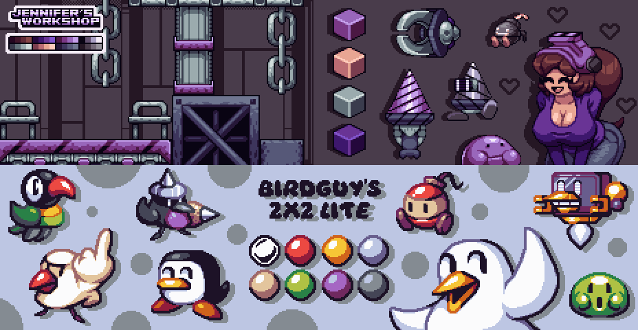 RustBucket0's tweet image. Ive made another palette! This one is based off the simplistic silliness of the birds I draw&apos; Go check it out!
lospec.com/palette-list/b…
#pixelart #ドット絵