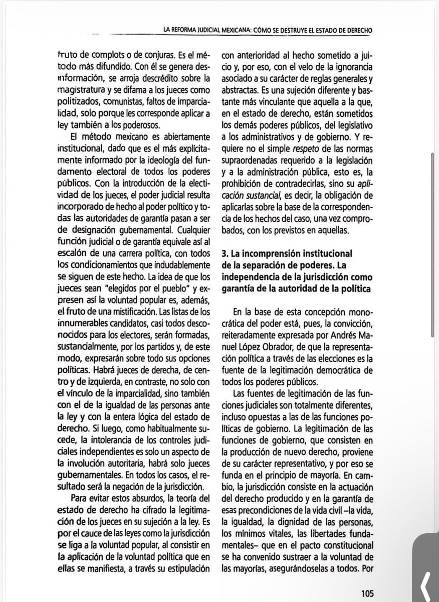 SergioEsquerra's tweet photo. Ferrajoli, simplemente brutal.

¿El fin del Estado de Derecho? https://t.co/OUbDiFCX3i