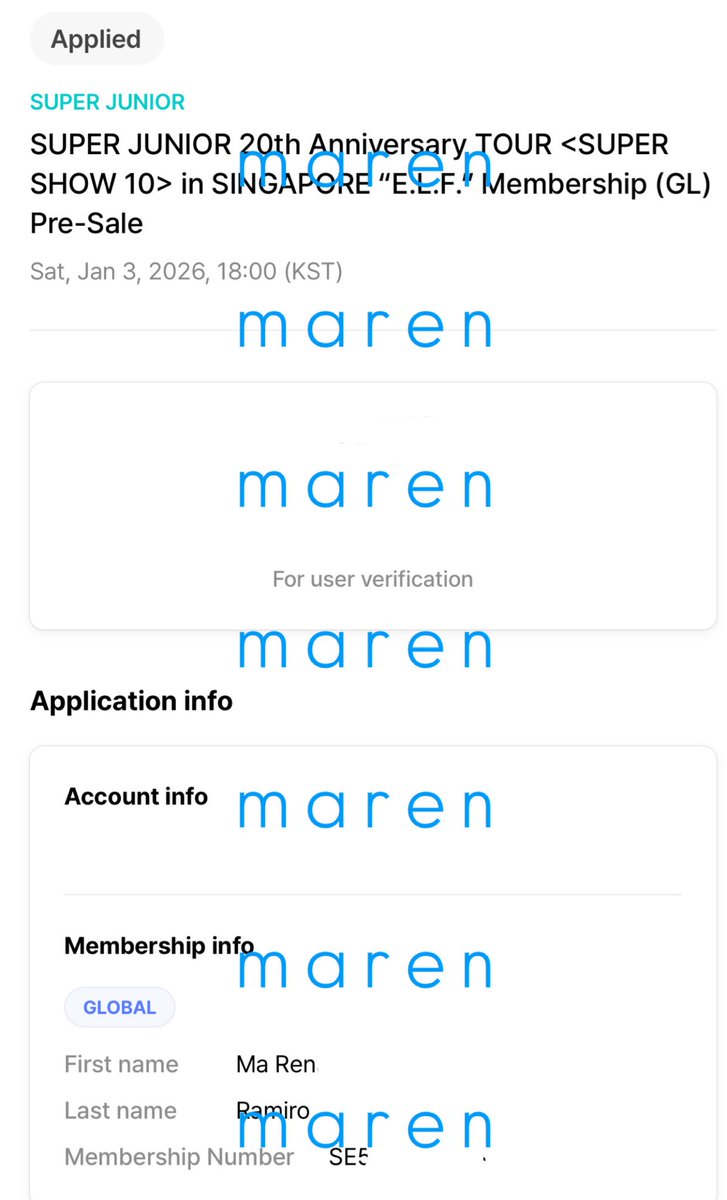 marenramiro_'s tweet image. help rt wts lfb sg

• pre-sale code for Supershow 10 in Singapore

rfs: decided not to attend SG stop na :(
prio: from PH but int’l elfs are okay

#SS10inSG #SUPERSHOWINSINGAPORE #SUPERSHOW10

t. leeteuk heechul yesung shindong eunhyuk siwon donghae ryeowook kyuhyun