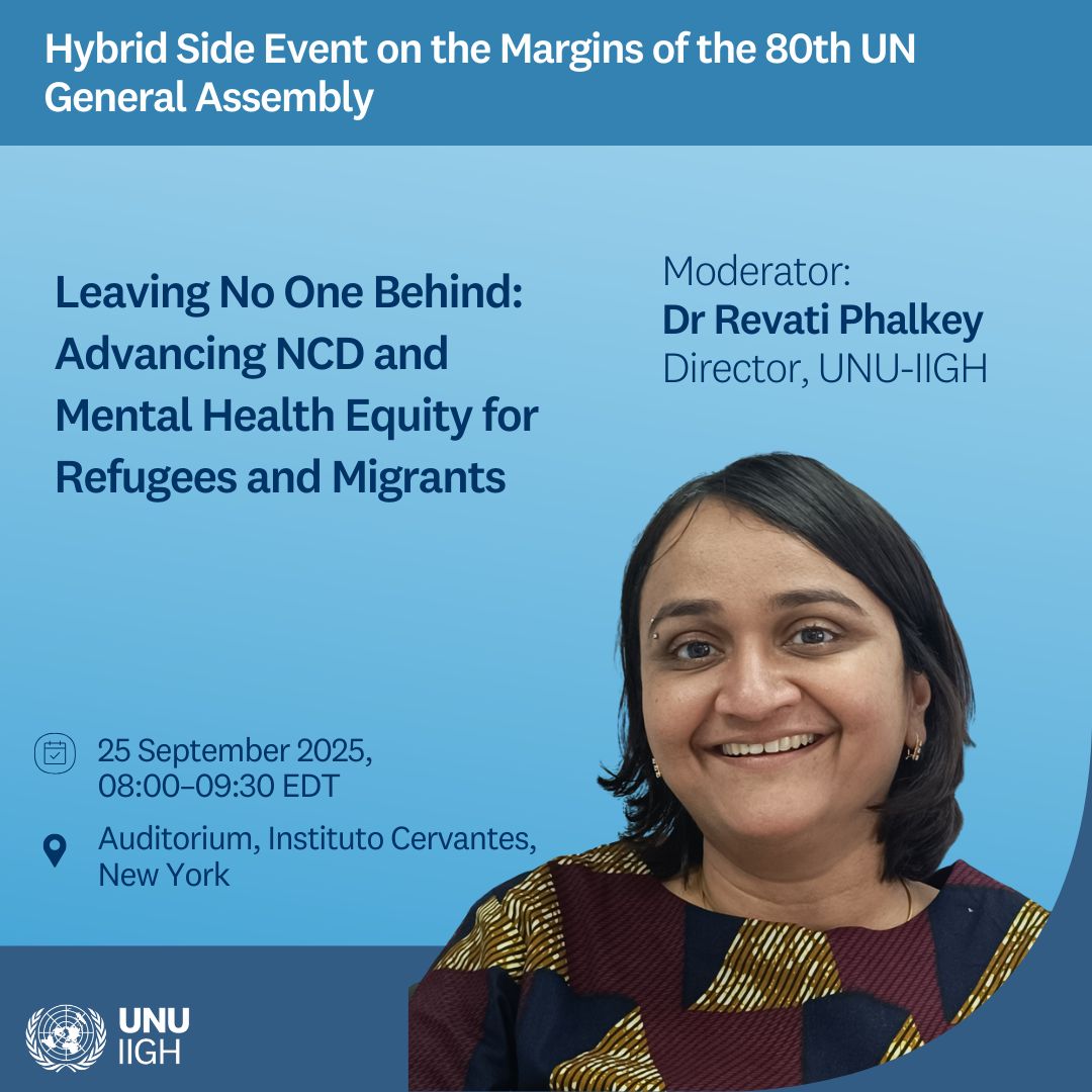 UNU International Institute for Global Health tweet media