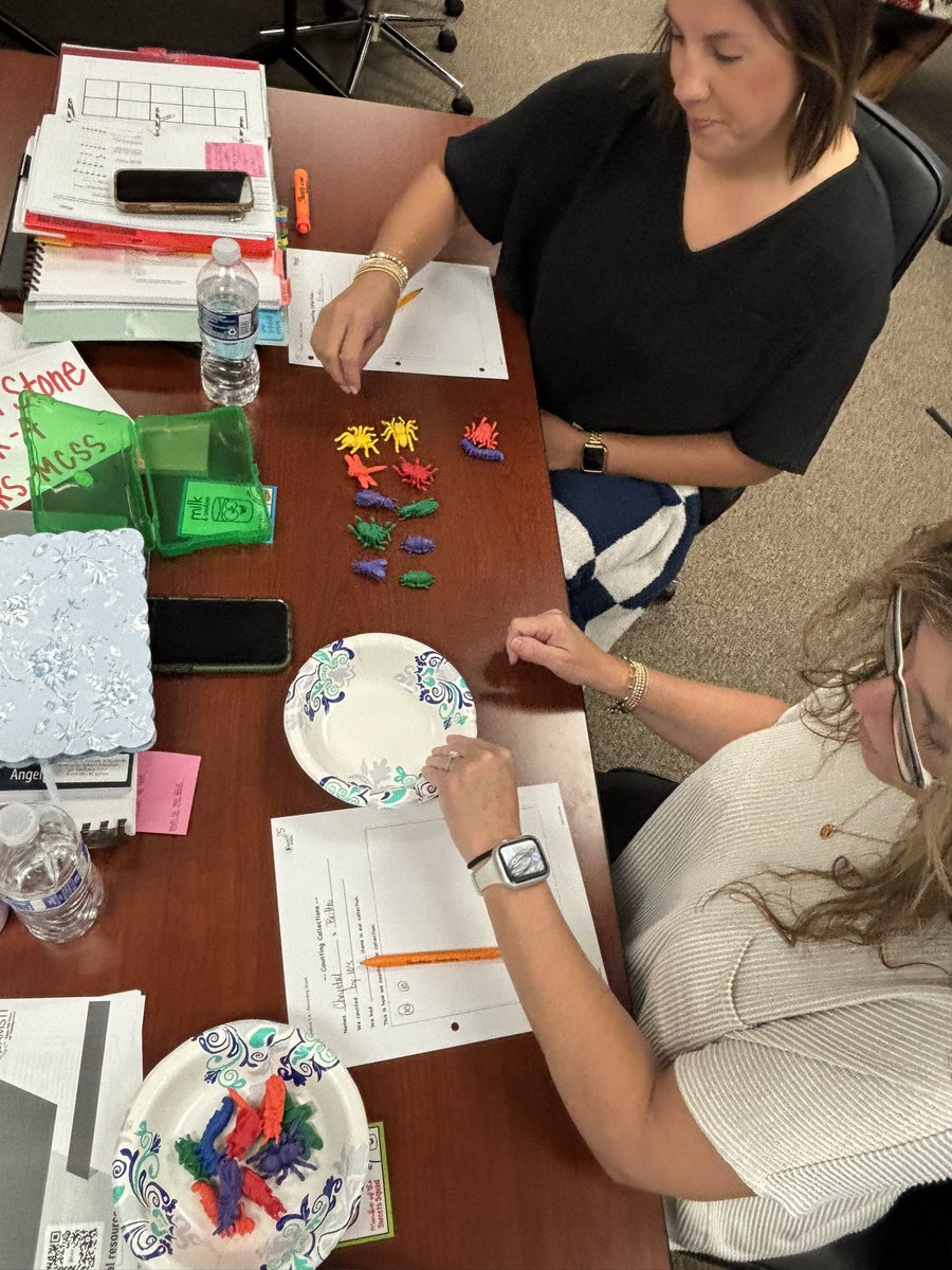 Discourse, learning, &amp; fun during our Choral Counting &amp; Counting Collections PD. Thanks for partnering with me on this one, Elizabeth &amp; Lara! <a href="/AmstiUAH/">AMSTI-UAH</a> <a href="/AMSTI4all/">AMSTI</a> <a href="/AlabamaAchieves/">Alabama State Department of Education</a>
