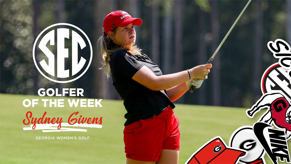 UGAWomensGolf's tweet image. Sydney Givens named @SEC Golfer of the Week after historic performance.

🔗 gado.gs/die

#GoDawgs