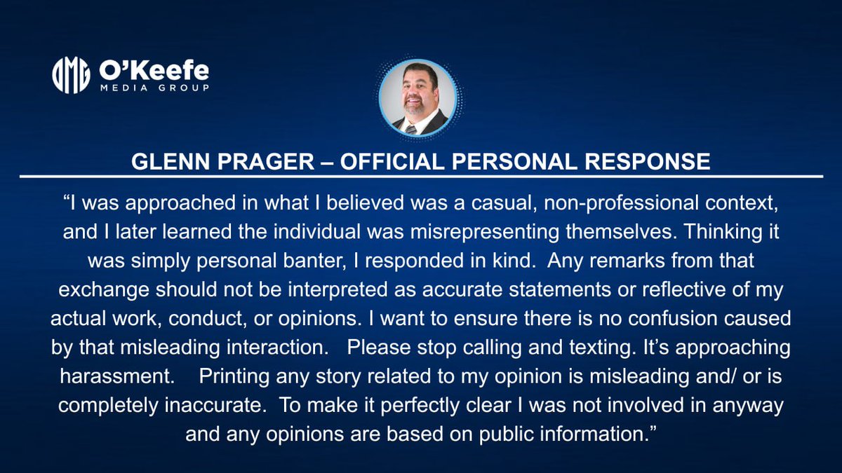 Glenn Prager responds to our latest DOJ Epstein investigation: