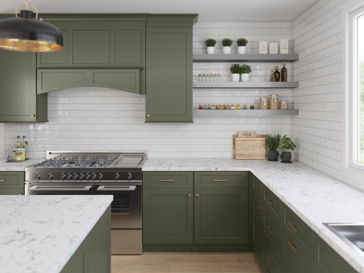 2025/2026 Design ques to make your space beautiful! 
What's in, Bright Colors &amp; Earth Tones. Tired of all-white kitchens? Bold hues and natural earth tones are taking over. Homeowners are choosing colors that bring energy, warmth, and personality into the heart of the home.