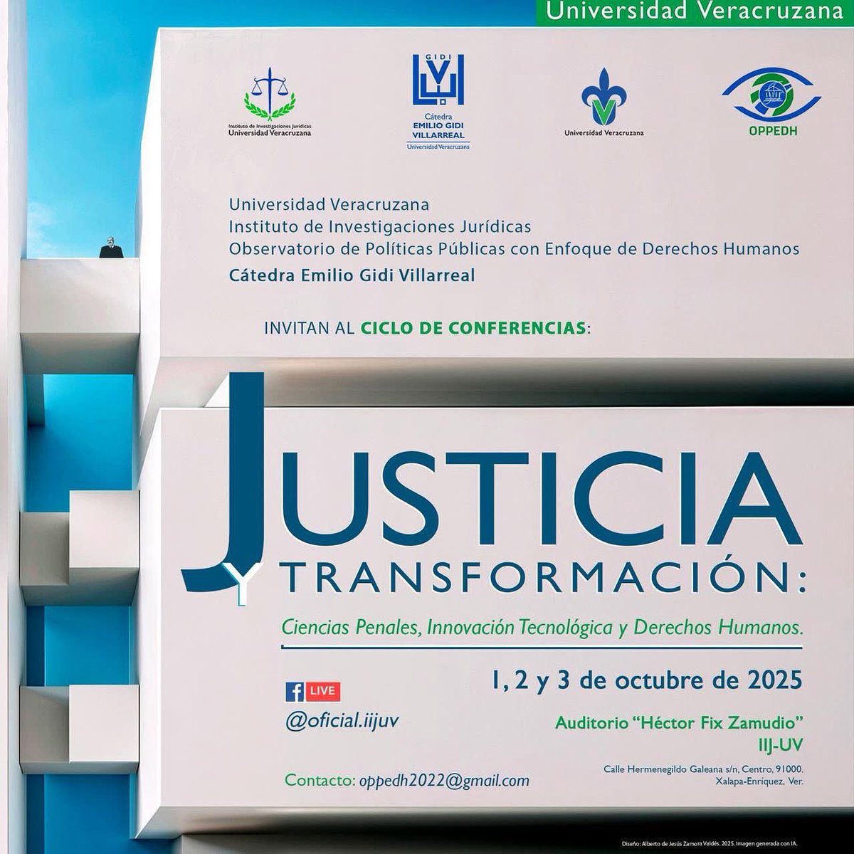 El Instituto de Investigaciones Jurídicas, la Cátedra Emilio Gidi Villarreal y el Observatorio de Políticas Públicas con Enfoque de Derechos Humanos les extendemos una invitación al ciclo de conferencias “Justicia y Transformación”.

Registro: forms.gle/b4guYnUGZVFRNk…