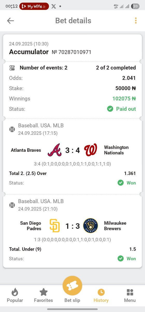 boomrotic's tweet photo. TODAY'S WIN ON SECRETBET 

🚨2.0 ODDS BOOOOOOM
✅️✅️✅️✅️✅️✅️✅️✅️✅️✅️✅️✅️✅️✅️✅️✅️✅️✅️✅️✅️✅️✅️✅️✅️

JOIN SECRETBET HERE : 🔗 https://t.co/zThepQVvXm
Promocode ➡️ BR7

CONGRATULATIONS 🎊 👏 
Join New Telegram: https://t.co/mPlb97PCo9 https://t.co/5ejHvwYmq9