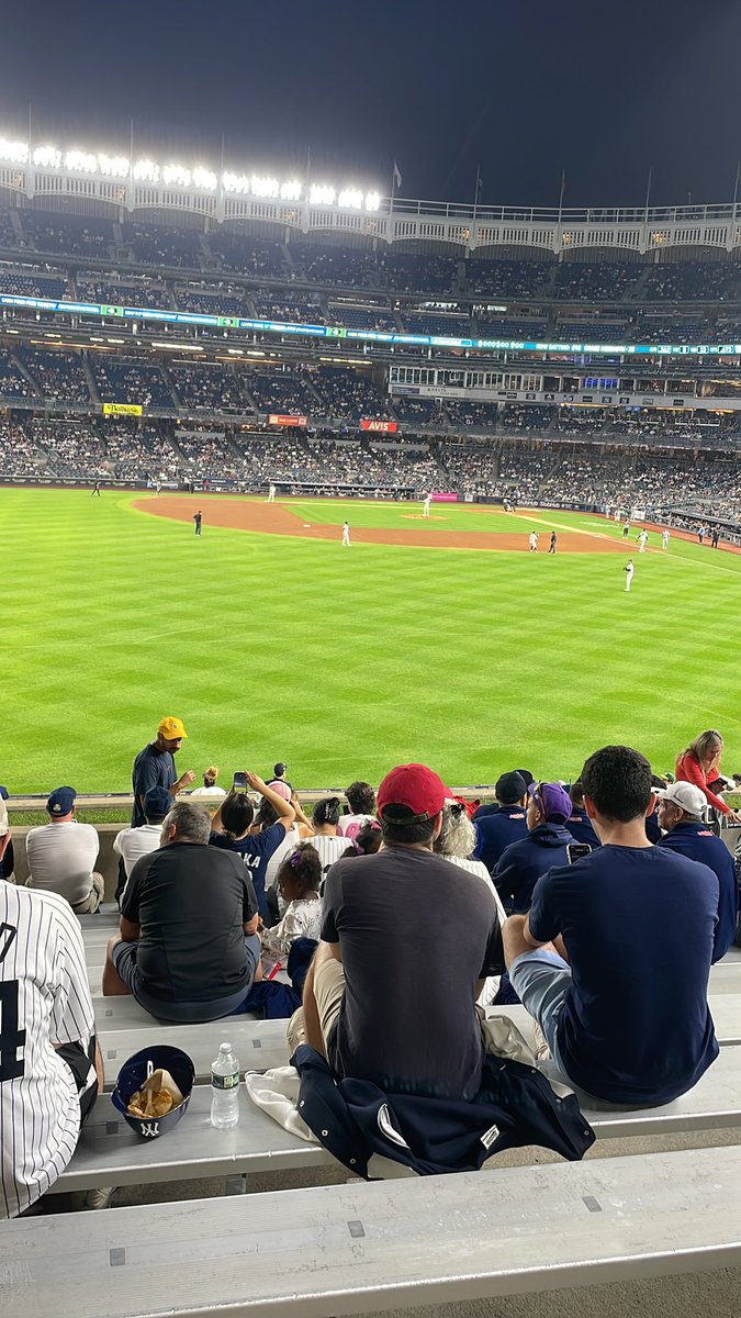 nick_fedler's tweet photo. Get to see King Max Fried for the first and last time live!! #LetsGoYanks https://t.co/Zrc2ZowATq