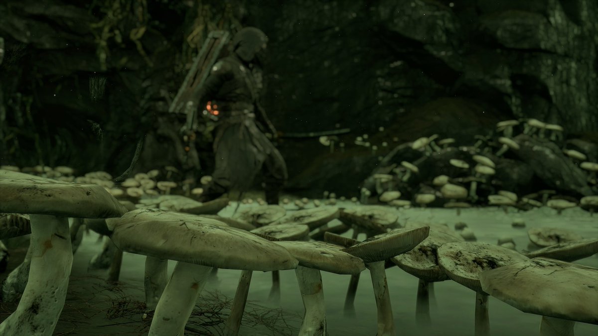 LeeM_VP's tweet image. ..and as our reluctant hero stood upon a field of mushrooms. There was no sense denying it any longer, to fill that craving. That longing. That desire. 
&quot;I gots to have my Campbell&apos;s Mushroom soup,&quot; he muttered.
#MortalShell #MortalShellEnhanced #VPHiddenGems #VPWorld