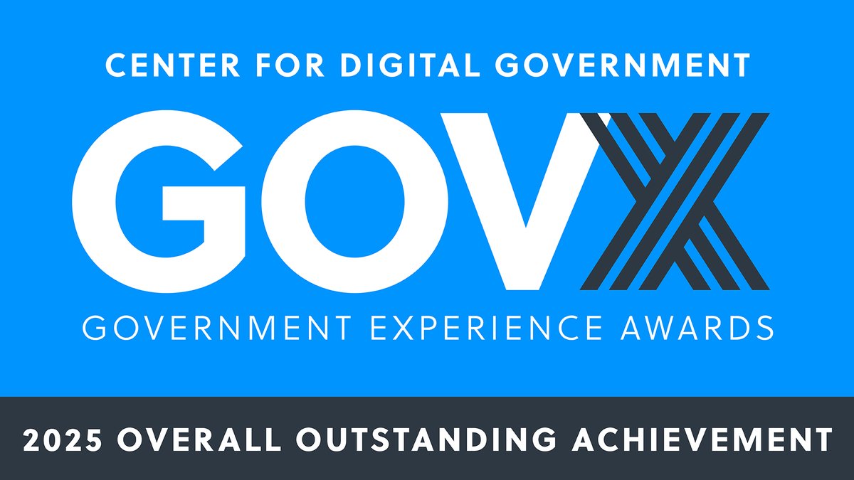 🎉 The City of Los Angeles has won an Outstanding Achievement Award in the 2025 Government Experience Awards! This honor highlights our commitment to delivering digital services that are accessible, innovative &amp; people-first for all Angelenos. #GovX #LACity